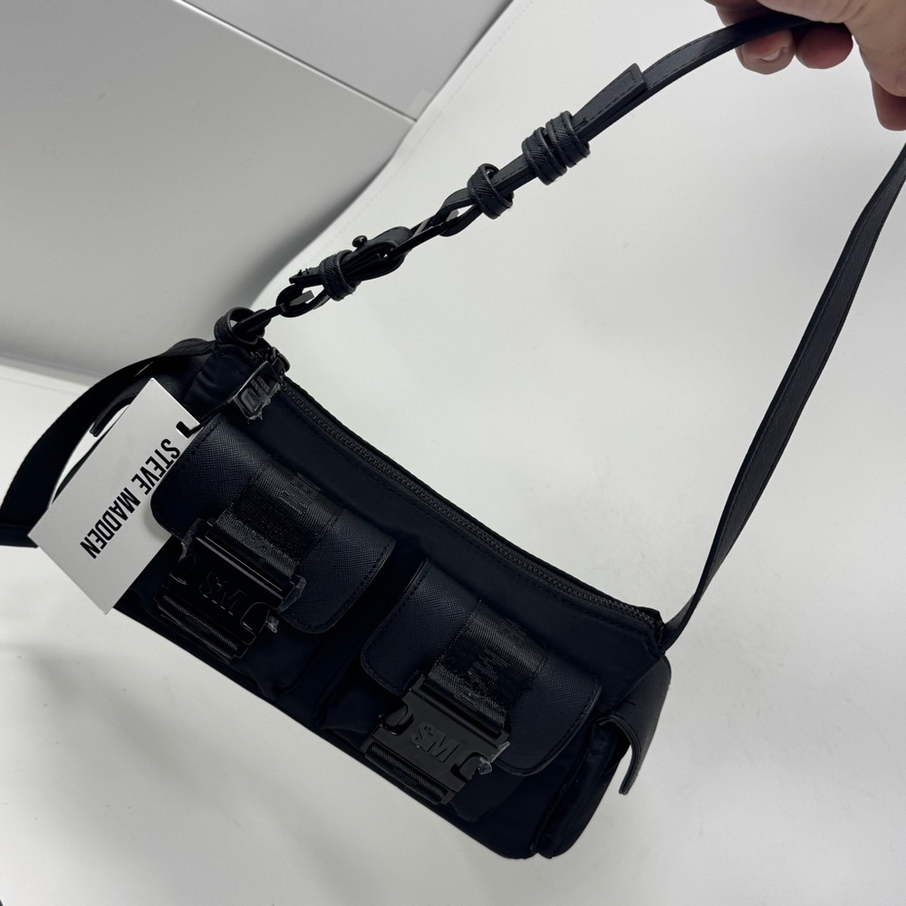 NWT - Steve Madden “black” Multi BShift Bag - Picture 3 of 9